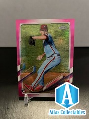 Spencer Howard 2021 Topps Chrome #114 Magenta Refractor 168/399 - Rookie RC